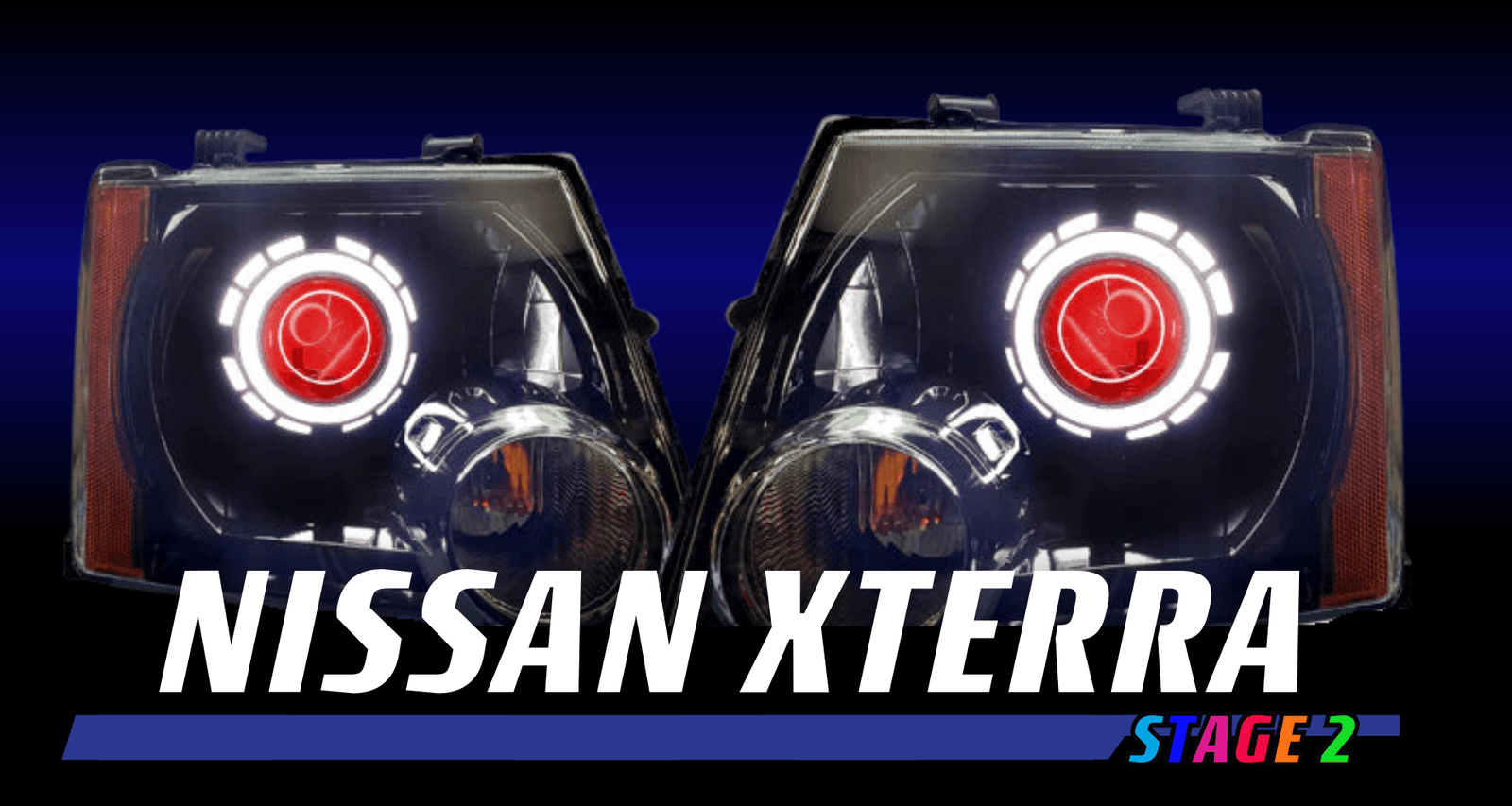 2005 - 2015 Nissan Xterra Stage 2 - Black Friday - HIDprojectors