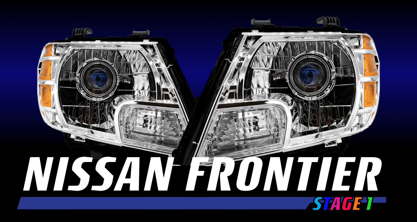 2009 - 2021 Nissan Frontier Stage 1 - Black Friday - HIDprojectors