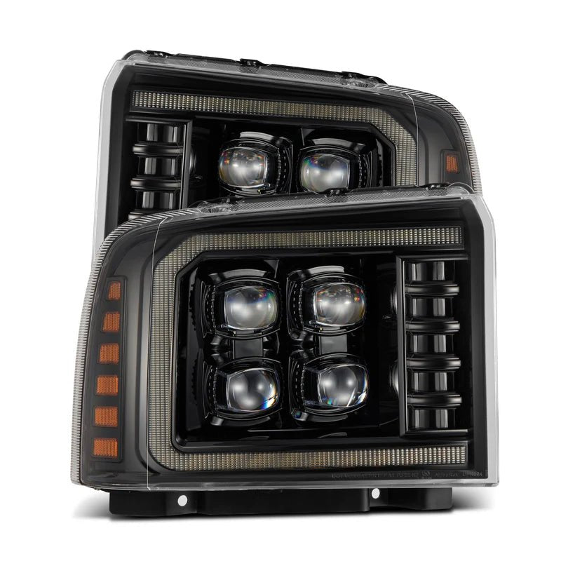 05 - 07 Ford Super Duty/Excursion NOVA - Series LED Projector Headlights Alpha - Black - HIDprojectors