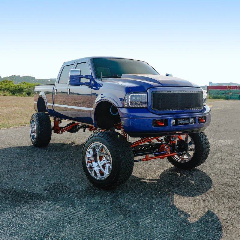 05 - 07 Ford Super Duty/Excursion NOVA - Series LED Projector Headlights Alpha - Black - HIDprojectors