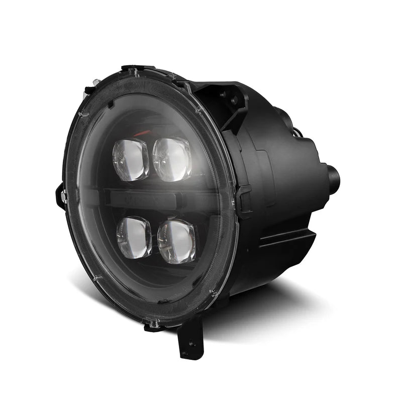 18 - 25 Jeep Wrangler JL NOVA - Series Prismatic LED Tail Lights Alpha - Black - HIDprojectors