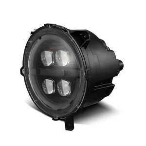 18 - 25 Jeep Wrangler JL NOVA - Series Prismatic LED Tail Lights Alpha - Black - HIDprojectors