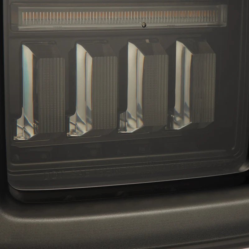 18 - 25 Jeep Wrangler JL NOVA - Series Prismatic LED Tail Lights Alpha - Black - HIDprojectors