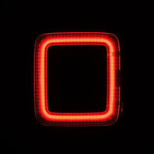 18 - 25 Jeep Wrangler JL NOVA - Series Prismatic LED Tail Lights Alpha - Black - HIDprojectors