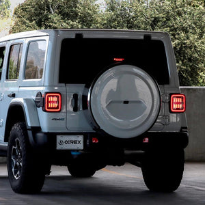 18 - 25 Jeep Wrangler JL NOVA - Series Prismatic LED Tail Lights Alpha - Black - HIDprojectors