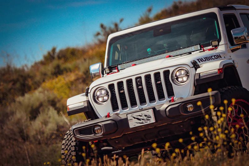 18 - 25 Jeep Wrangler JL NOVA - Series Prismatic LED Tail Lights Alpha - Black - HIDprojectors