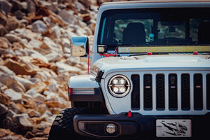 18 - 25 Jeep Wrangler JL NOVA - Series Prismatic LED Tail Lights Alpha - Black - HIDprojectors