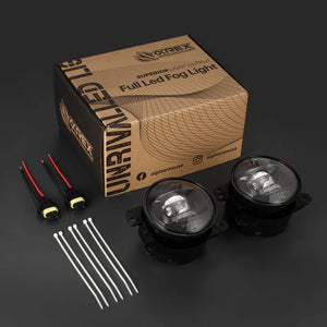 18 - 25 Jeep Wrangler JL (Rubicon/Sahara with OE Plastic Bumper) / Gladiator JT DoubleTap Dual Color LED Projector Fog Lights