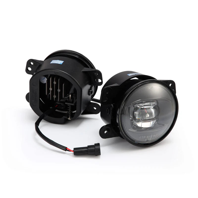 18-25 Jeep Wrangler JL (Rubicon/Sahara with OE Plastic Bumper) / Gladiator JT DoubleTap Dual Color LED Projector Fog Lights