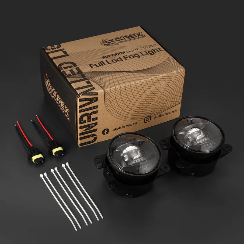 18-25 Jeep Wrangler JL (Rubicon/Sahara with OE Plastic Bumper) / Gladiator JT DoubleTap Dual Color LED Projector Fog Lights