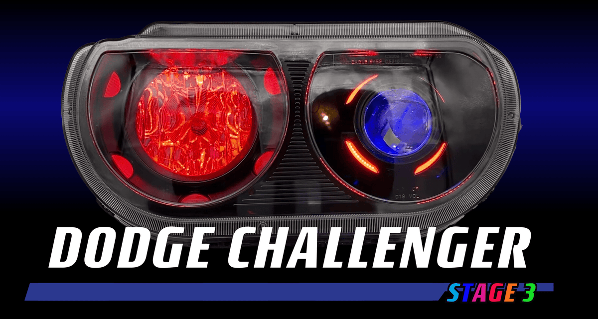 2008 - 2014 Dodge Challenger Stage 3 - HIDprojectors