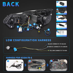 2012 - 2021 Toyota 86 Subaru BRZ LED RGB Headlights - HIDprojectors