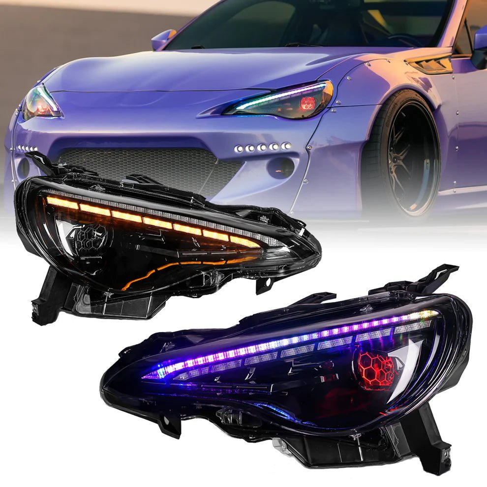 2012 - 2021 Toyota 86 Subaru BRZ LED RGB Headlights - HIDprojectors