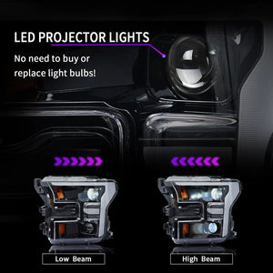 2015 - 2020 Ford F150 LED Headlights - HIDprojectors