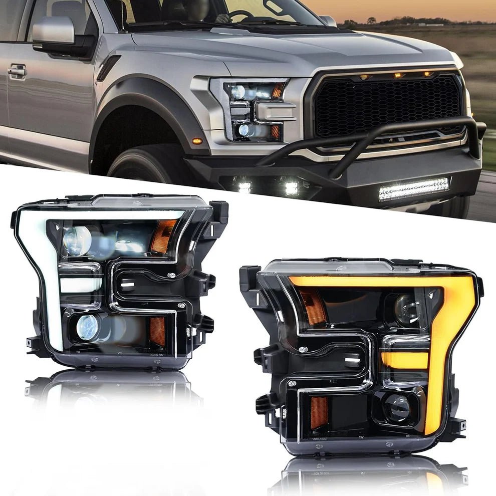 2015 - 2020 Ford F150 LED Headlights - HIDprojectors