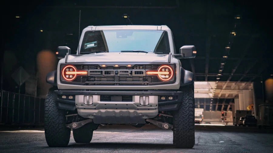 21 - 25 Ford Bronco /22 - 25 Ford Bronco Raptor NOVA - Series LED Projector Headlights Alpha - black - HIDprojectors