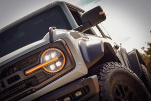 21 - 25 Ford Bronco /22 - 25 Ford Bronco Raptor NOVA - Series LED Projector Headlights Alpha - black - HIDprojectors