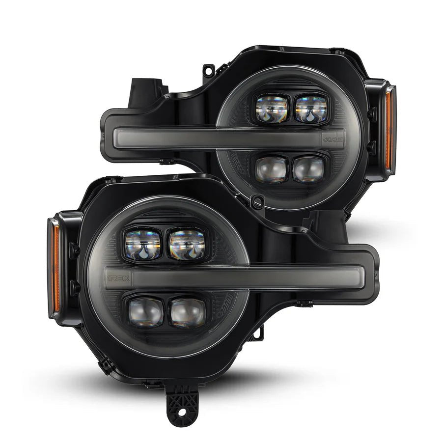 21 - 25 Ford Bronco /22 - 25 Ford Bronco Raptor NOVA - Series LED Projector Headlights Alpha - black - HIDprojectors