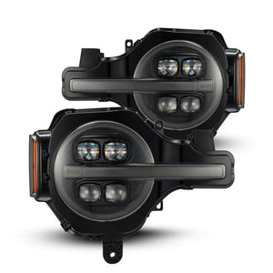 21 - 25 Ford Bronco /22 - 25 Ford Bronco Raptor NOVA - Series LED Projector Headlights Alpha - black - HIDprojectors