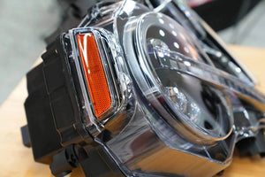 21 - 25 Ford Bronco Archaic LED Projector Headlights with White & Amber DRL - HIDprojectors