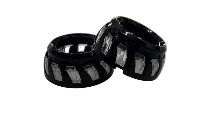 3" Turbine Shrouds - Gloss Black - HIDprojectors