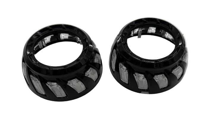 3" Turbine Shrouds - Gloss Black - HIDprojectors