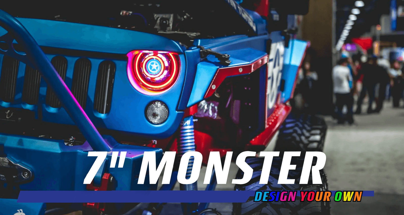 7" MONSTER Design Your Own - HIDprojectors