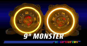 9" MONSTER Design Your Own - HIDprojectors