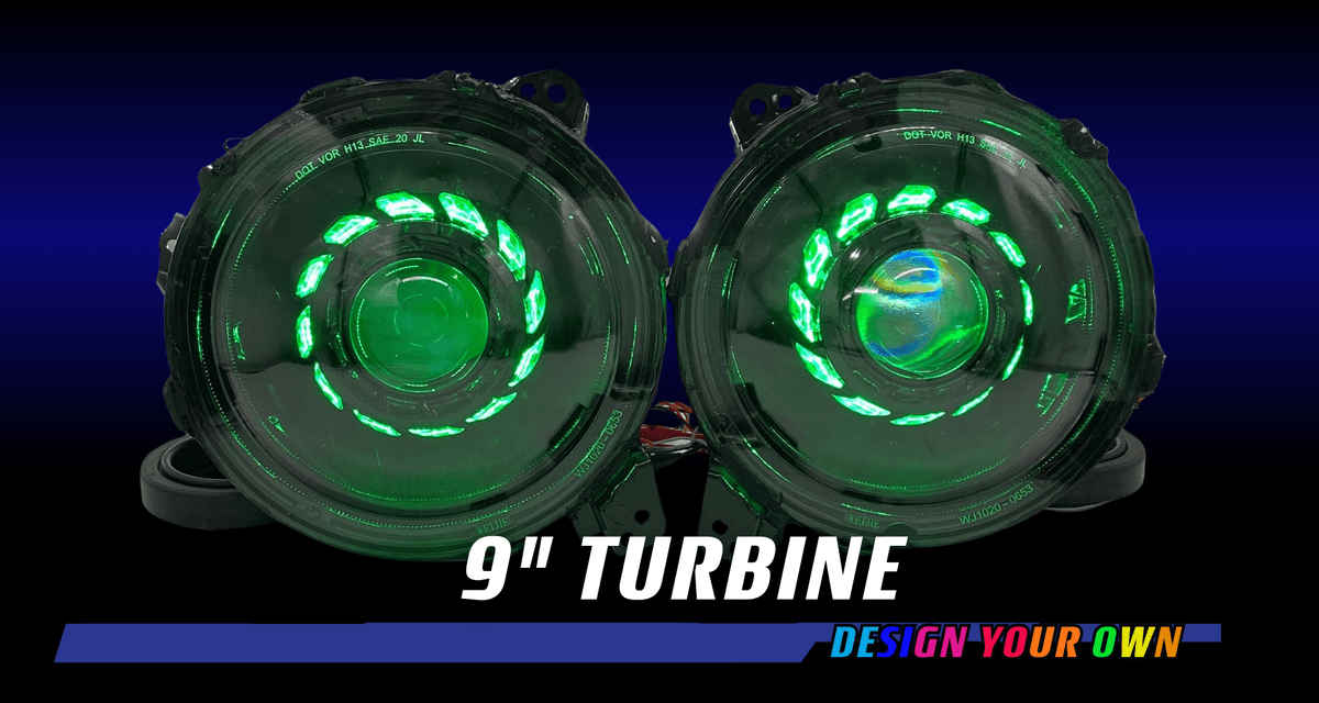 9&quot; Turbine Design Your Own - HIDprojectors