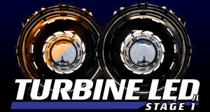 9" Turbine Stage 1 Bi - LED Projector Headlights - HIDprojectors