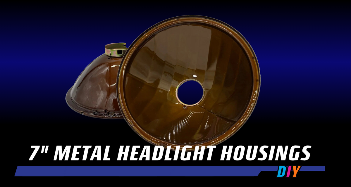 7&quot; Metal Headlight Housings - DIY