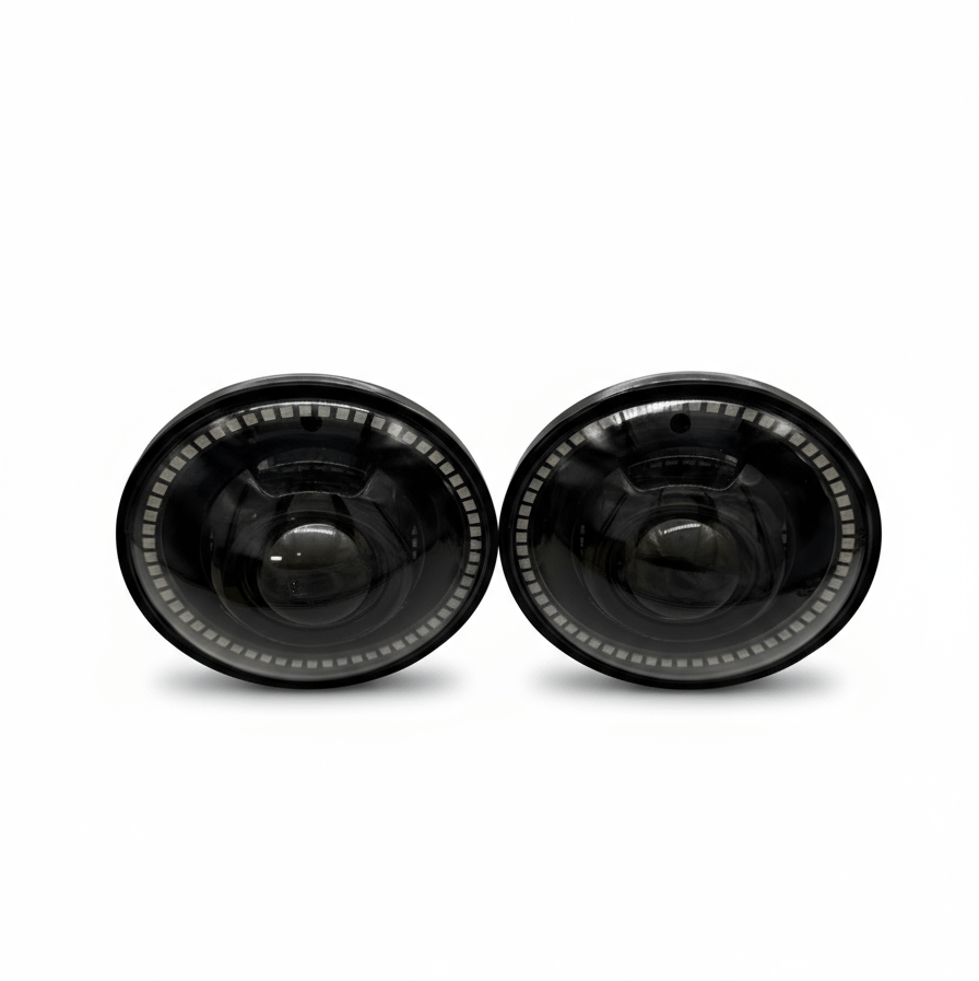 Clearance 7 inch round color changing & switchback prototype headlights - HIDprojectors