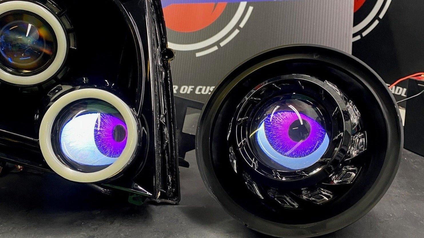 Led Eyes Animation Digital Devil Eyes - Animated LED Eyeball - HIDprojectors