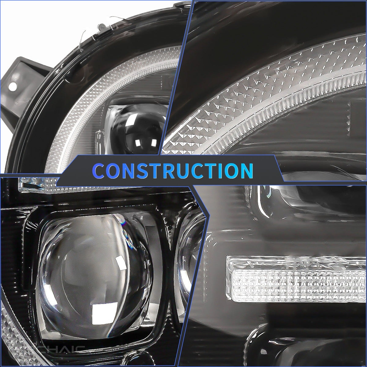Jeep JL and Gladiator LED Headlights for 2018 - 2025 Jeep JL &amp; Gladiator - Clearance - HIDprojectors