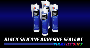 Permatex 81173 Black Silicone Adhesive Sealant, 12.9 oz - HIDprojectors