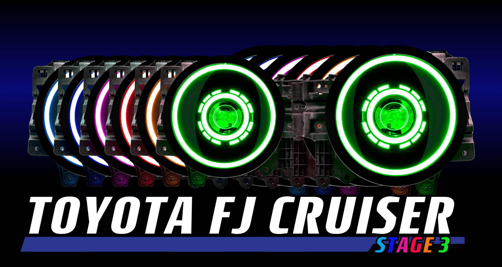 Toyota FJ Cruiser Monster Stage 3 Black Friday - HIDprojectors