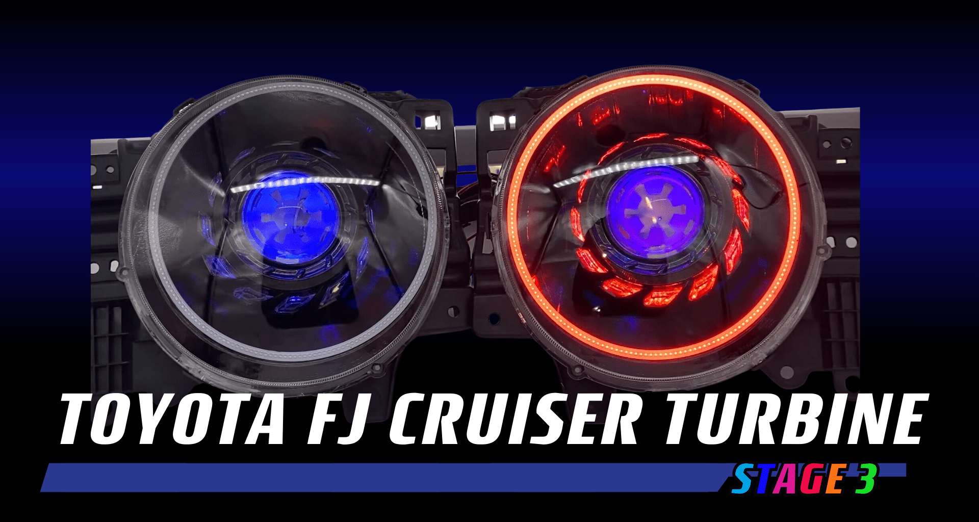 Toyota FJ Cruiser Turbine Stage 3 - HIDprojectors