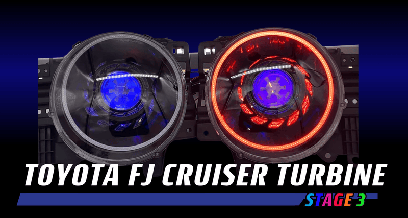 Toyota FJ Cruiser Turbine Stage 3 - HIDprojectors