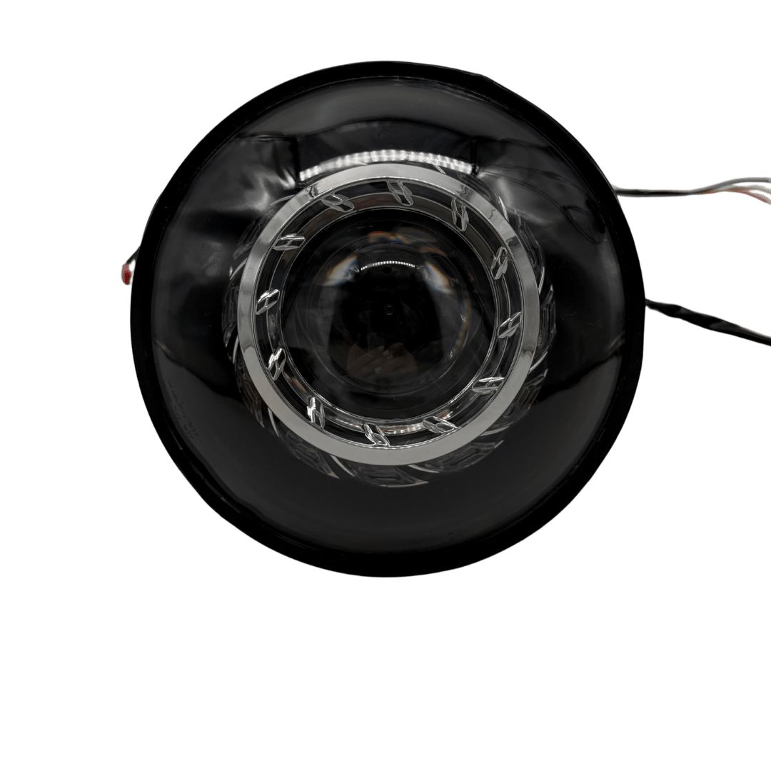 Turbine Color Changing HID headlight - Clearance (Single Headlight Chrome Shroud) - HIDprojectors