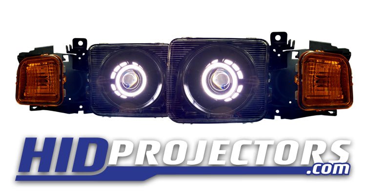 05&#39; - 10&#39; Hummer H3 Headlights With Monster Shrouds - HIDprojectors