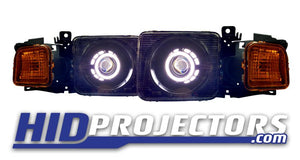 05' - 10' Hummer H3 Headlights With Monster Shrouds - HIDprojectors
