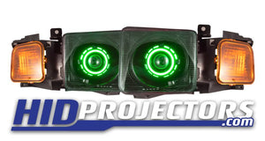 05' - 10' Hummer H3 Headlights With Monster Shrouds - HIDprojectors