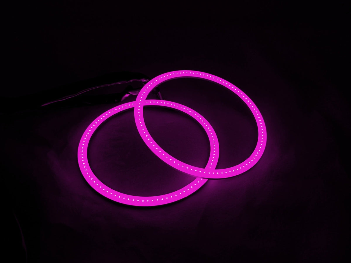 100mm color changing RGB Angel Eyes (SOLD AS A PAIR) - HIDprojectors