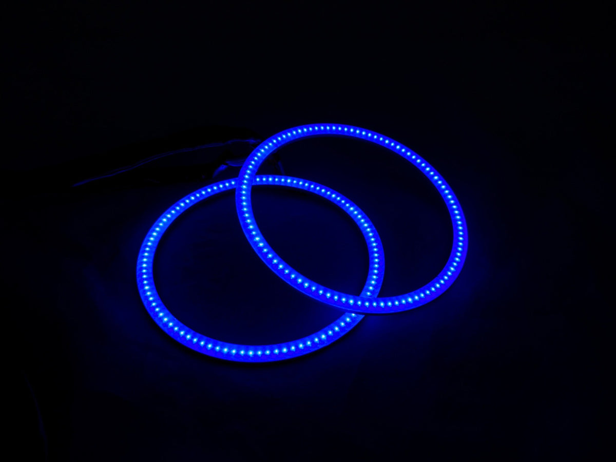 100mm color changing RGB Angel Eyes (SOLD AS A PAIR) - HIDprojectors