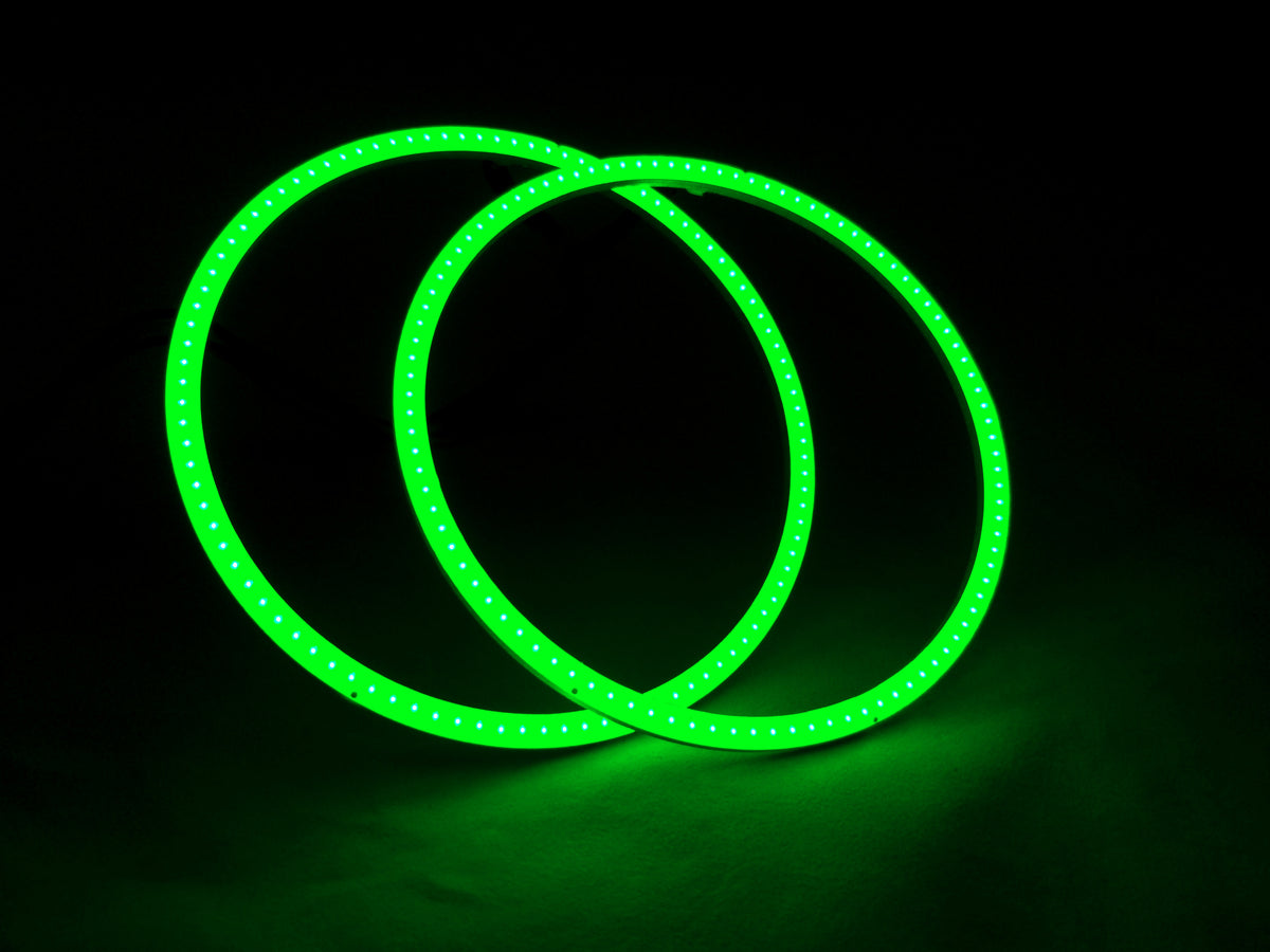 Green 100mm Angel Eyes (SOLD AS A PAIR)