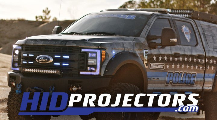 2017+ Ford Super Duty LED Headlight Customization Service (Mail In Your Lights) - HIDprojectors