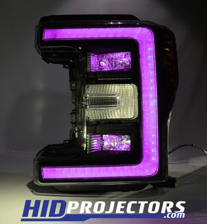 2017+ Ford Super Duty LED Headlight Customization Service (Mail In Your Lights) - HIDprojectors