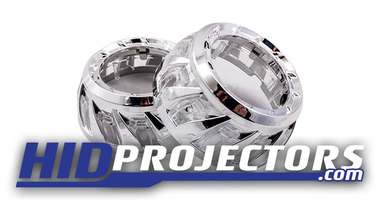 3" Turbine Shrouds - Chrome - HIDprojectors