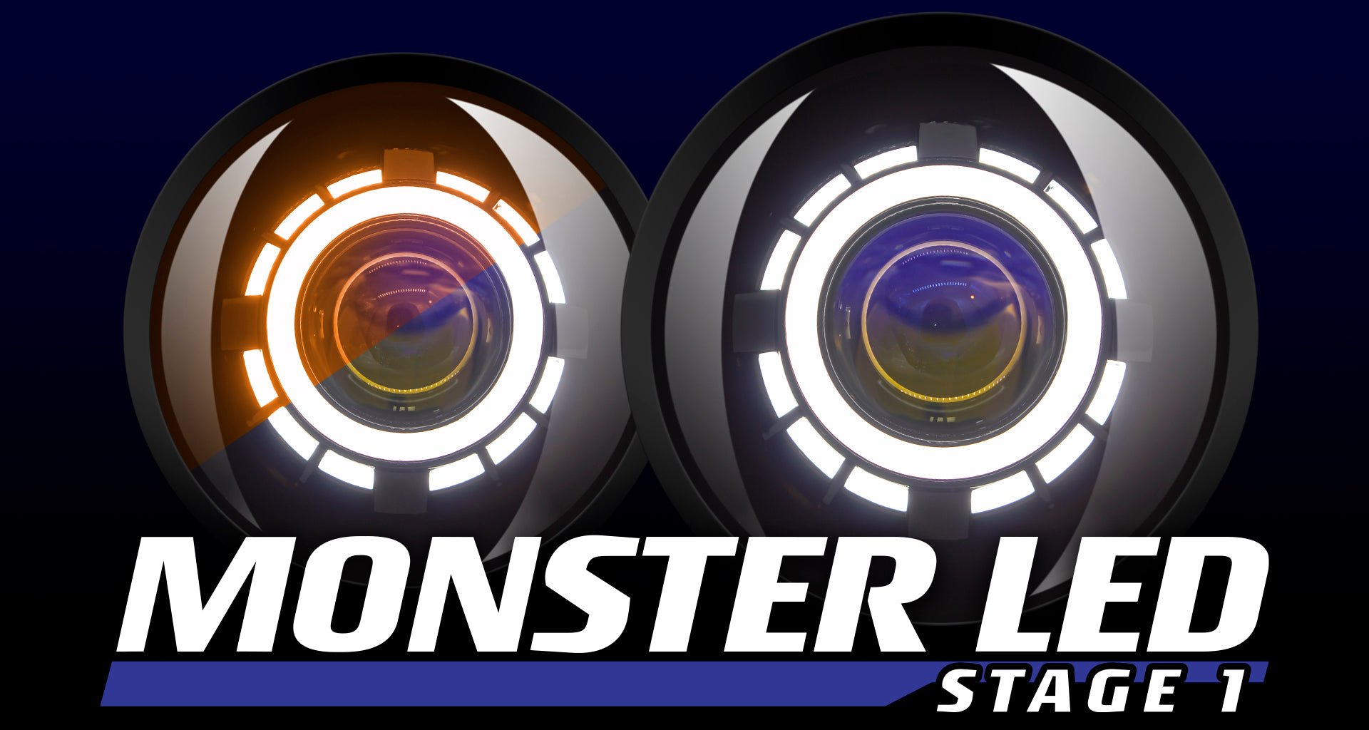 7" MONSTER Stage 1 Hummer H3 Version - HIDprojectors