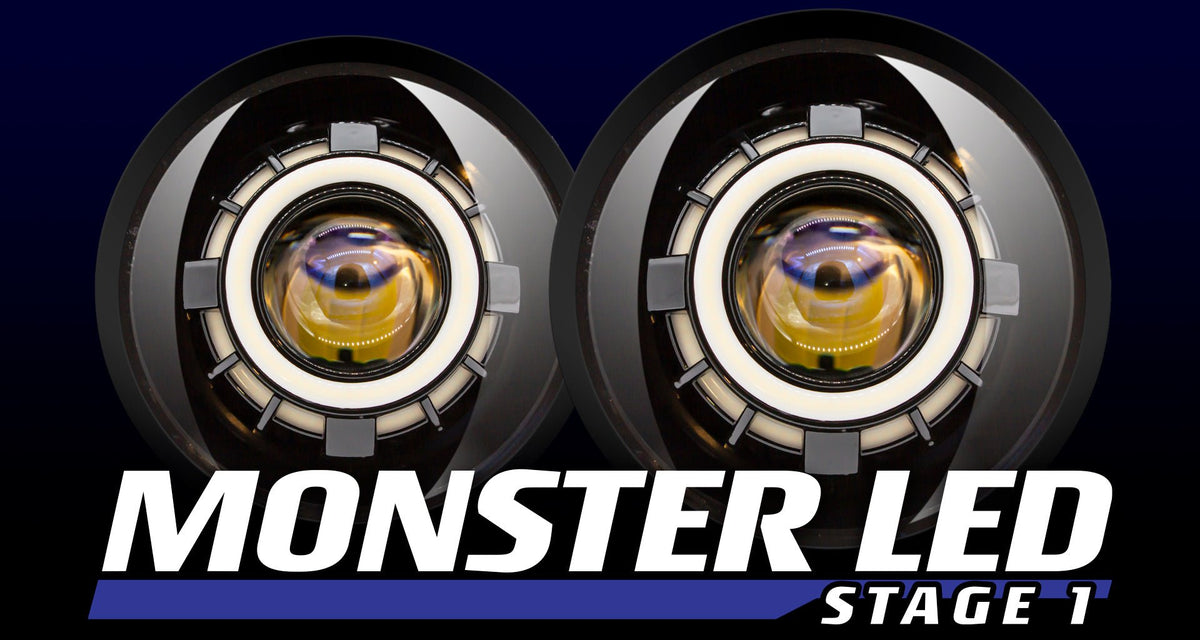 7&quot; MONSTER Stage 1 Hummer H3 Version - HIDprojectors